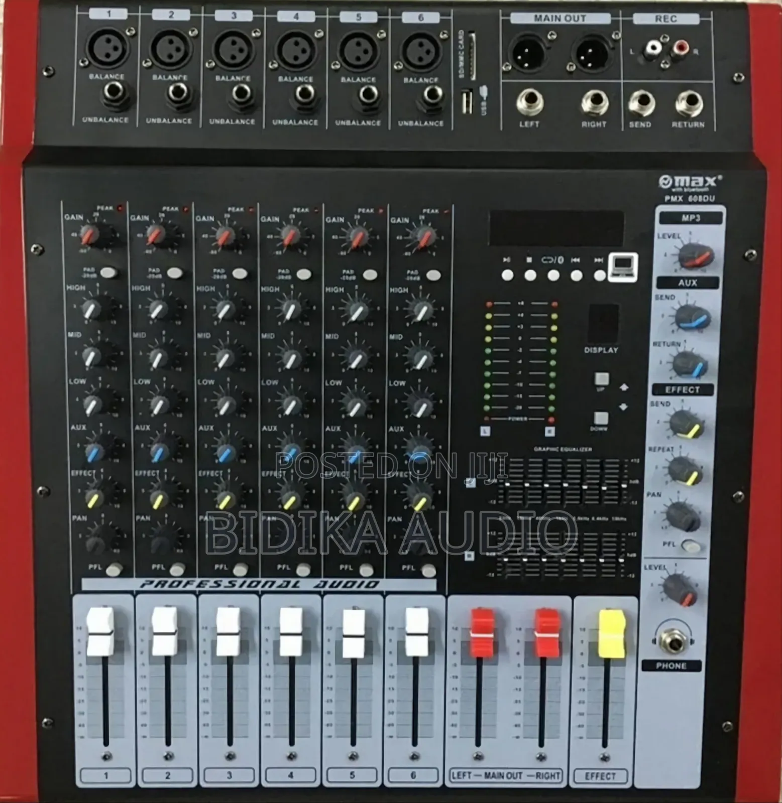 Max Powered Mixer 8 Channel