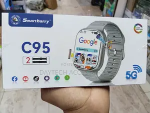 Smartbarry C95 5g Smartwatch – Super Amoled | Dual Sim | Android.