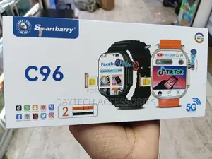 Smartberry C96 Smartwatch With Rotating Camera and 5g Sim Card Slot.