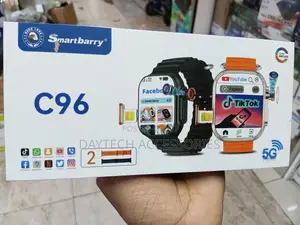 Smartberry C96 Smartwatch With Rotating Camera and 5g Sim Card Slot.