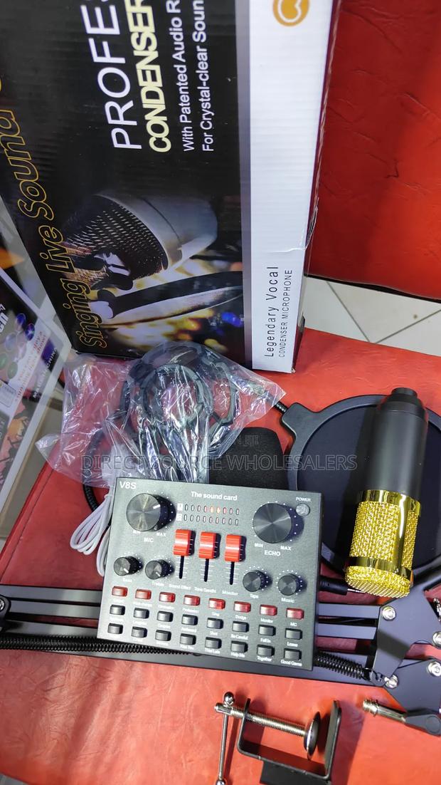 Professional V8sk Condenser Mic – Crystal Clear Sound Quality. Bm800