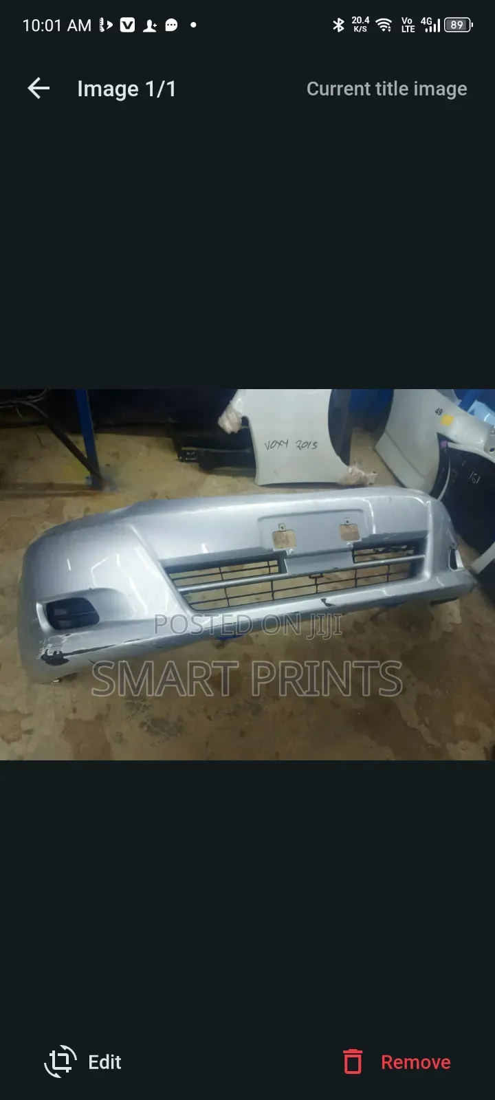 Front Bamper Toyota Wish 2005-2008