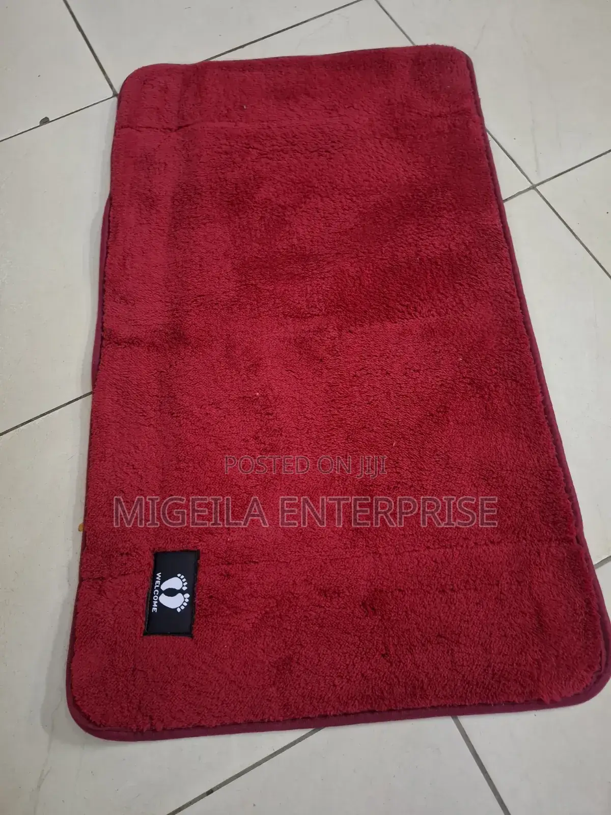Door and Bathroom Mat