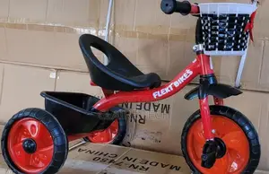 Flexi Kids Tricycle With Push Handle and Safety Features