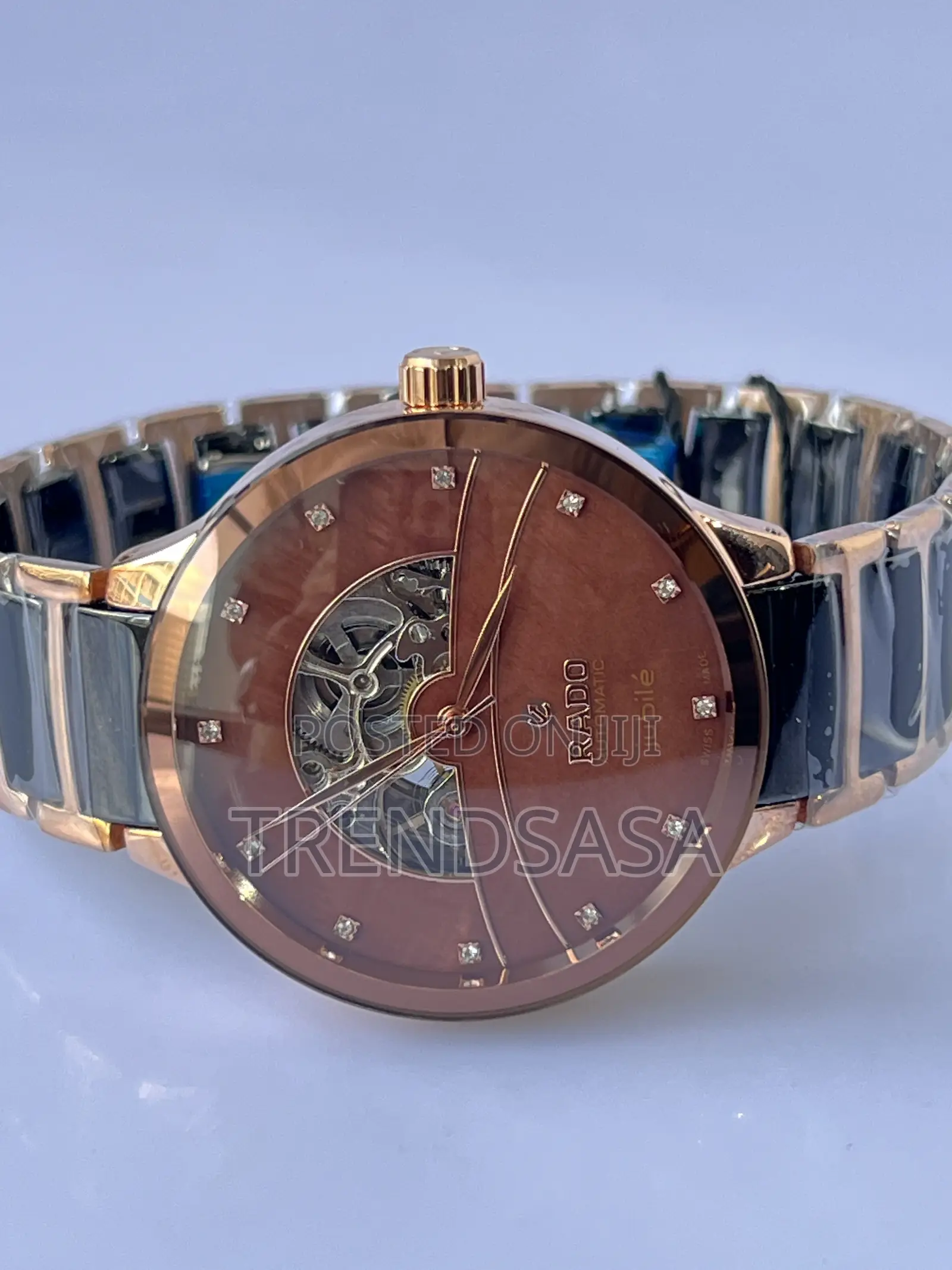 Do Jubilé Automatic Skeleton Watch – Brown Ceramic, Rose Gold Case