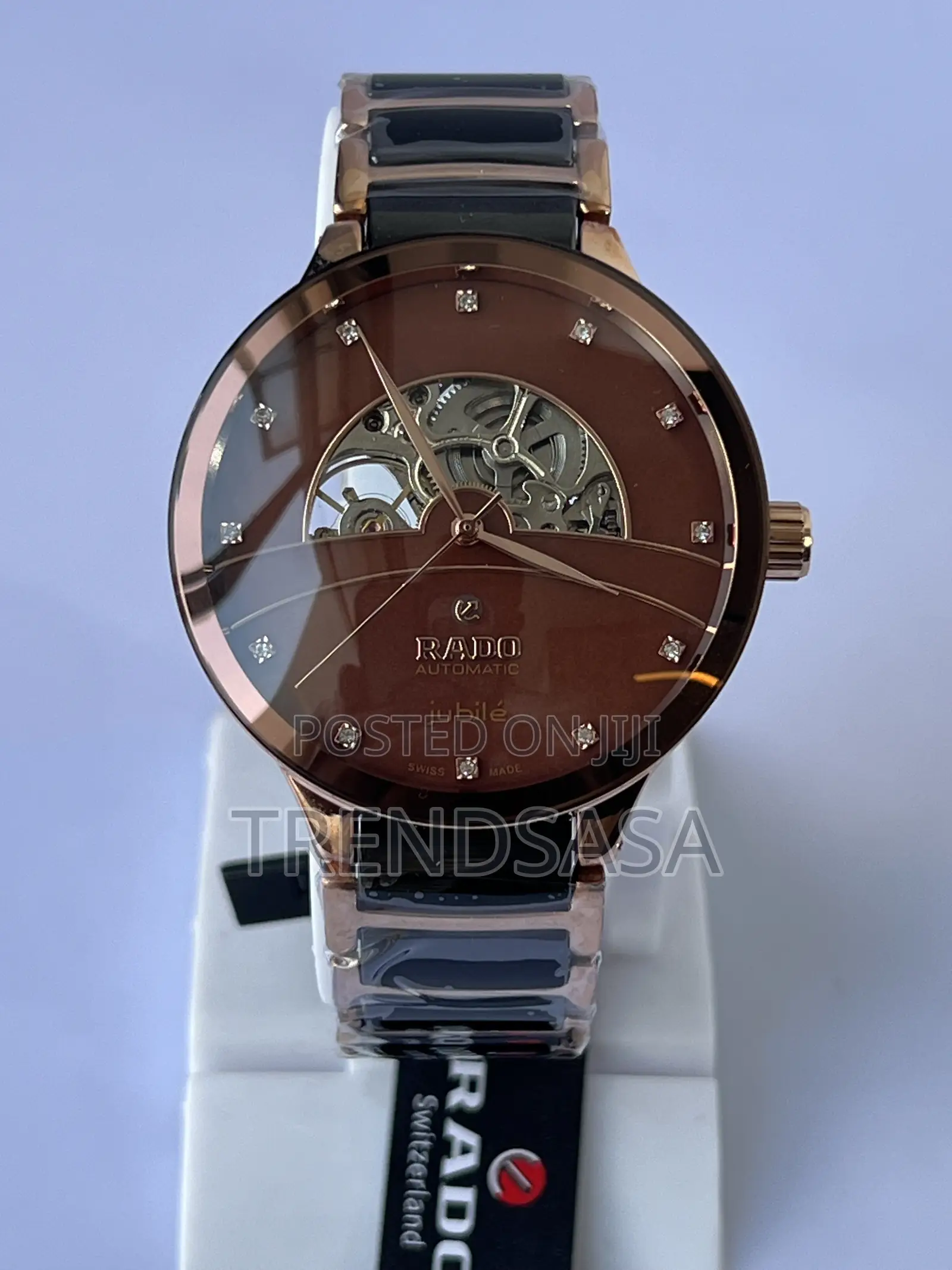 Do Jubilé Automatic Skeleton Watch – Brown Ceramic, Rose Gold Case