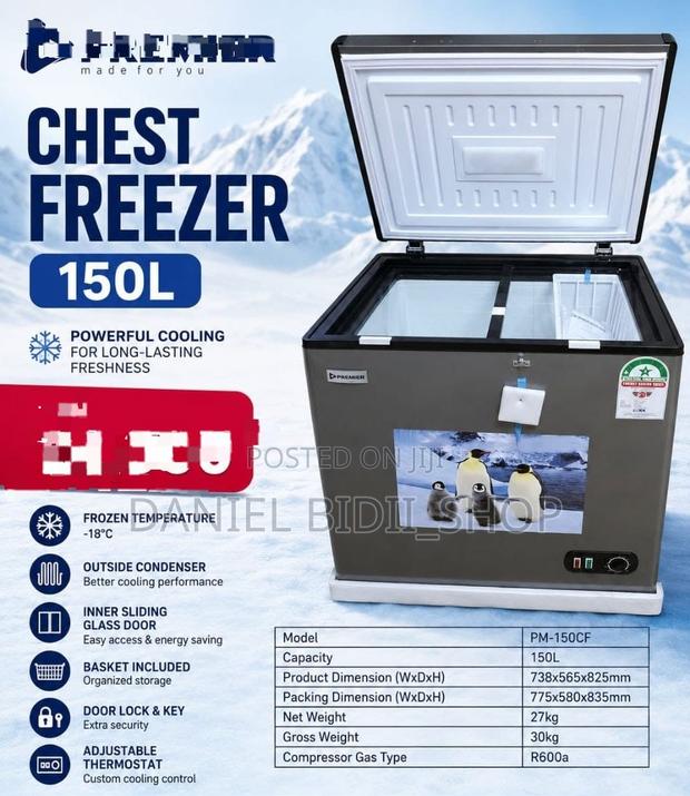 150litres Powerful Chest Freezer