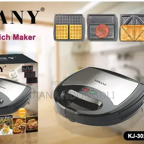 *3in1 Sandwich Maker Sk-302 Make*