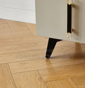 Nightstand: Premium 2-Drawer Nightstand With Metal Accents