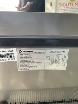 Premier 150l Electric Chest Freezer