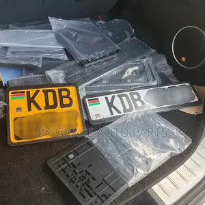 Plastic Number Plate Holder.
