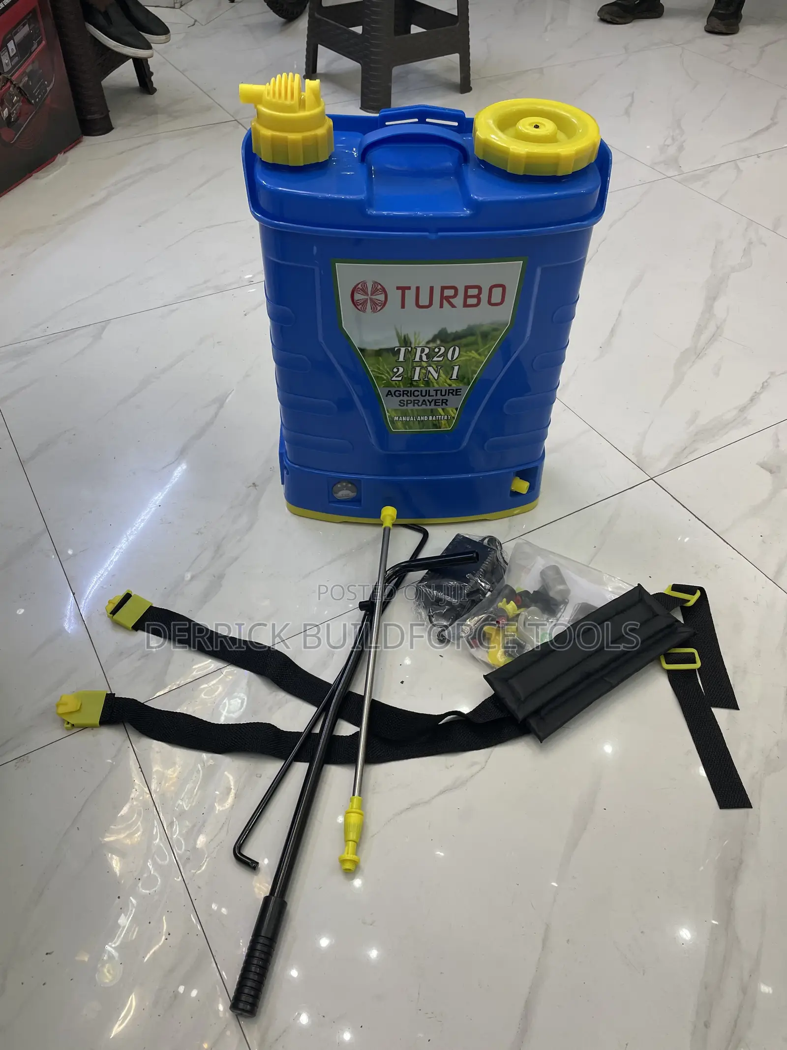 2 in 1 Manual/Electric Agricultural Knapsack Sprayer