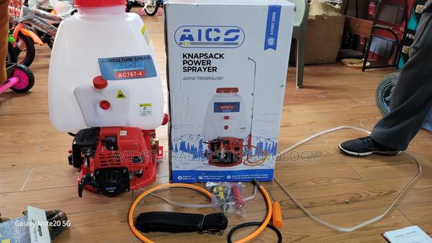Aico Ac767-4 Knapsack Power Sprayer 4-Stroke Engine and a 25-Liter