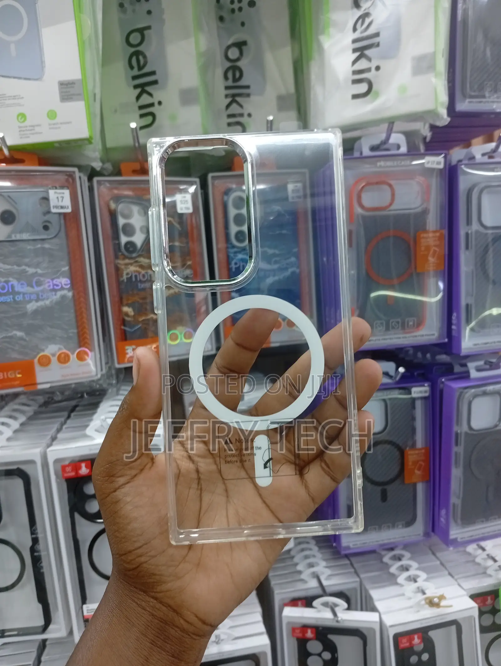 Case With a Magnetic Ring, Branded for the Samsung Galaxy S24 Ultra