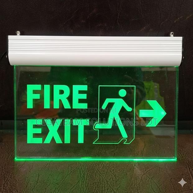 Reflective Fire Exit Sign