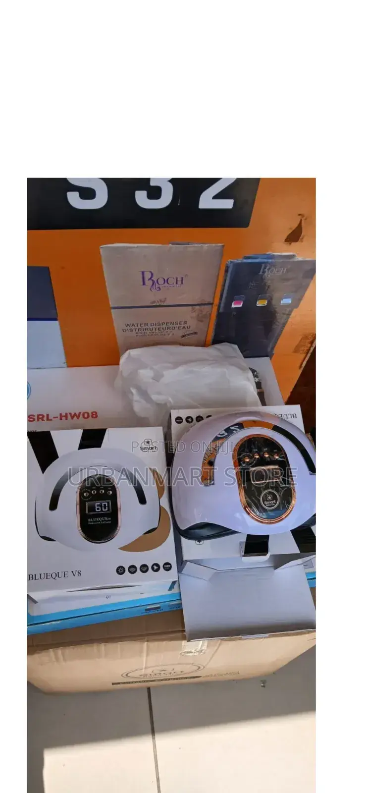 Blueque V8 Professional Nail Dryer Lamp 168w LCD Display