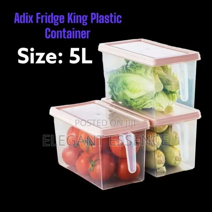 5l Cereal Container With Handle Airtight Kitchen Organizer