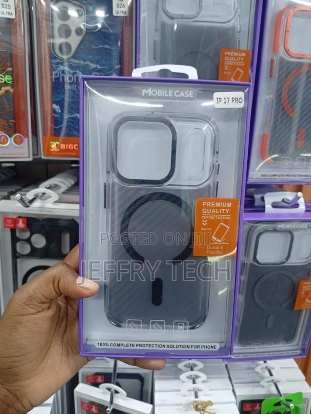 Third-Party Magnetic Phone Case Labeled for the iPhone 17 Pro
