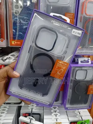 Third-Party Magnetic Phone Case Labeled for the iPhone 17 Pro