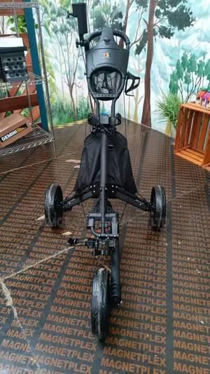SSS 3-Wheel Golf Trolley 360° Black