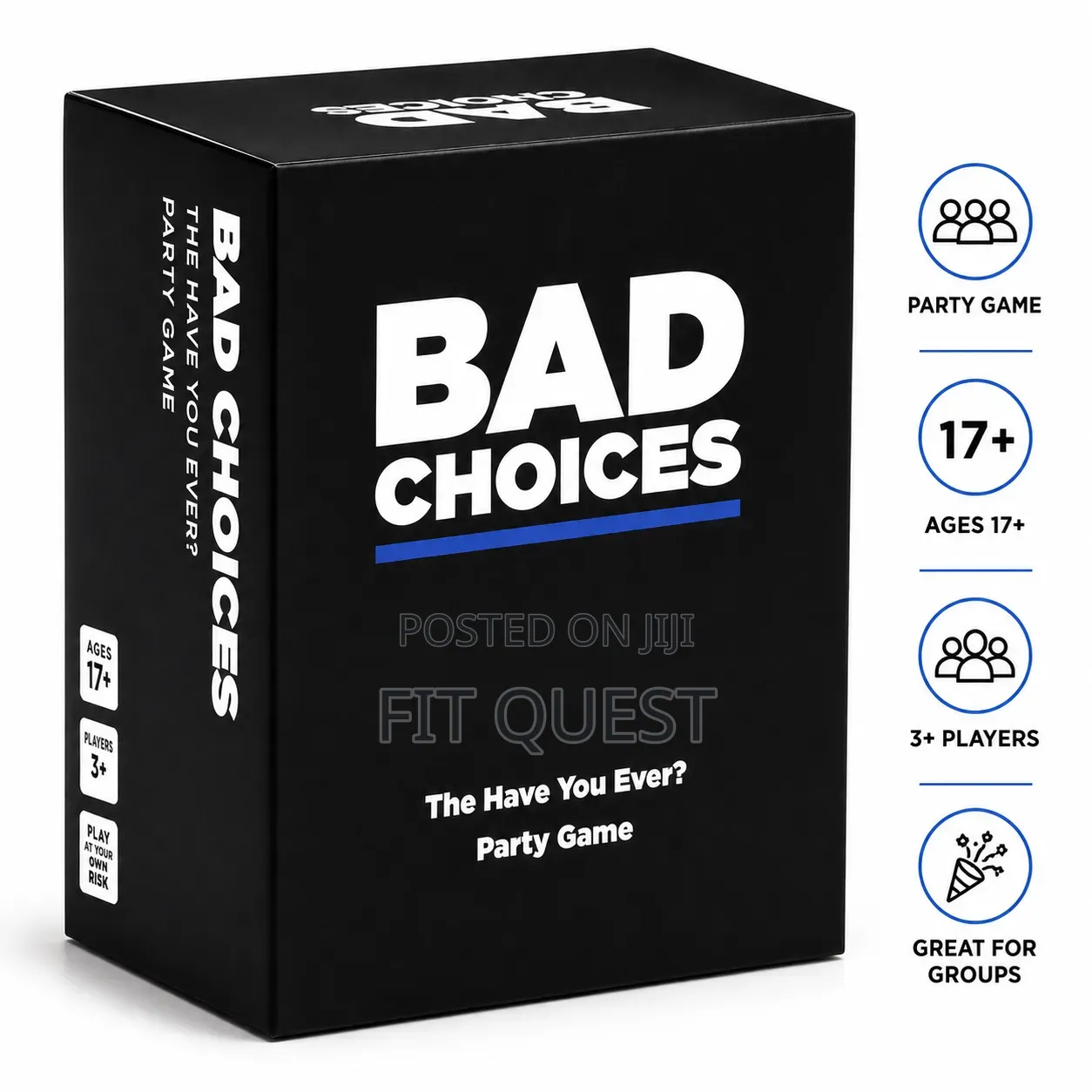 Bad Choices Adult Party Card Game for Friends and Groups