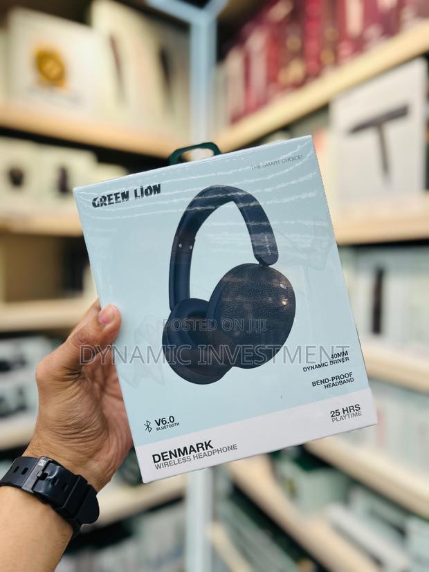 Green Lion Denmark Wireless Bluetooth Headphones 25 Hours of Playtime