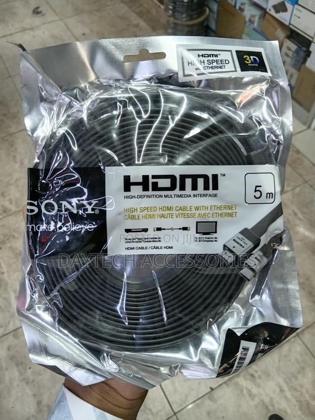 5-Meter Sony Flat High Speed Hdmi Cable With Ethernet. - thumbnail 2