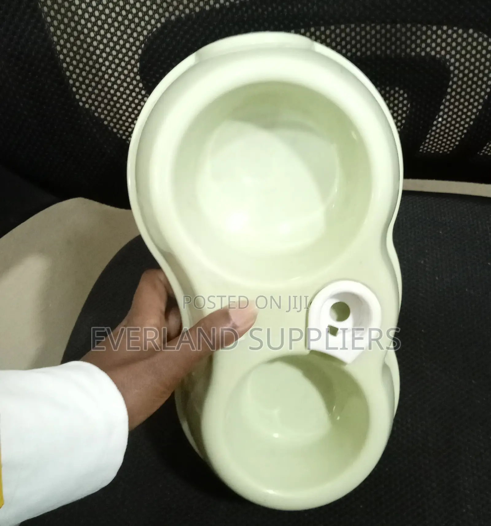 Automatic Water Feeding Double Bowl
