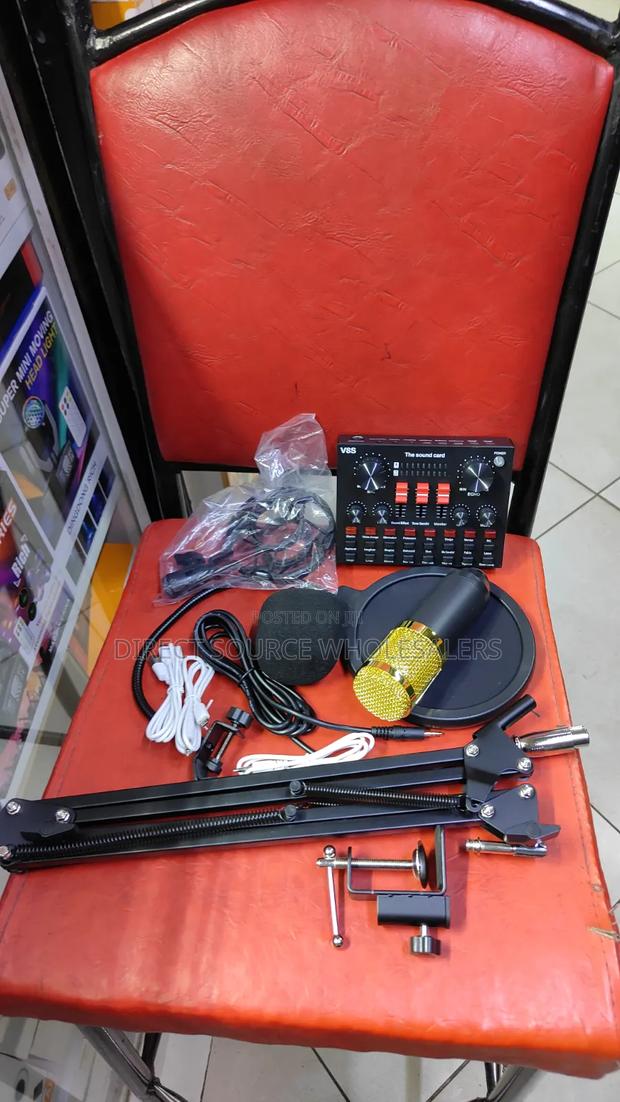 V8sk Condenser Microphone Kit for Podcast Streaming