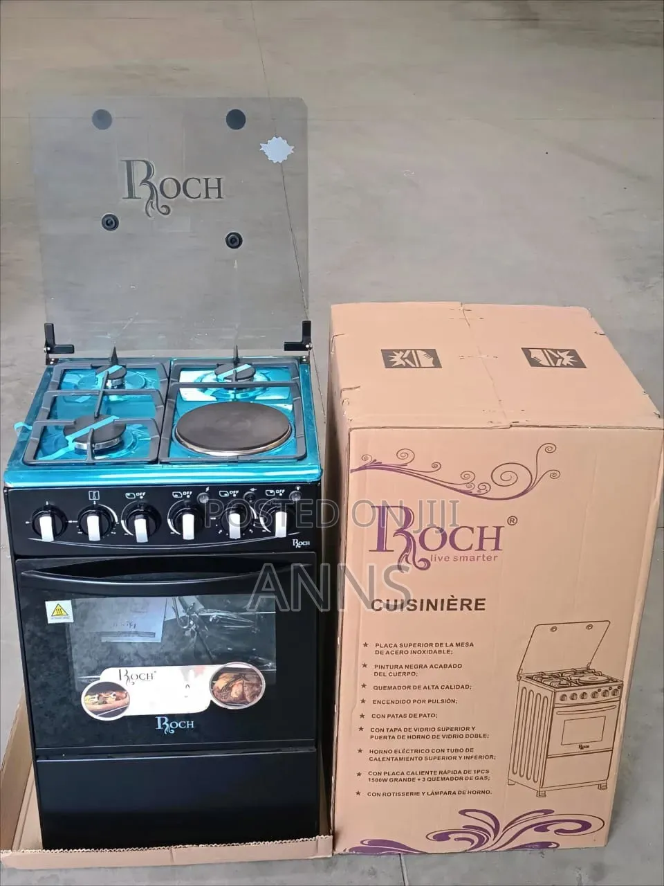 Roch Cooker 50x55 Standing 3+1 Cooker