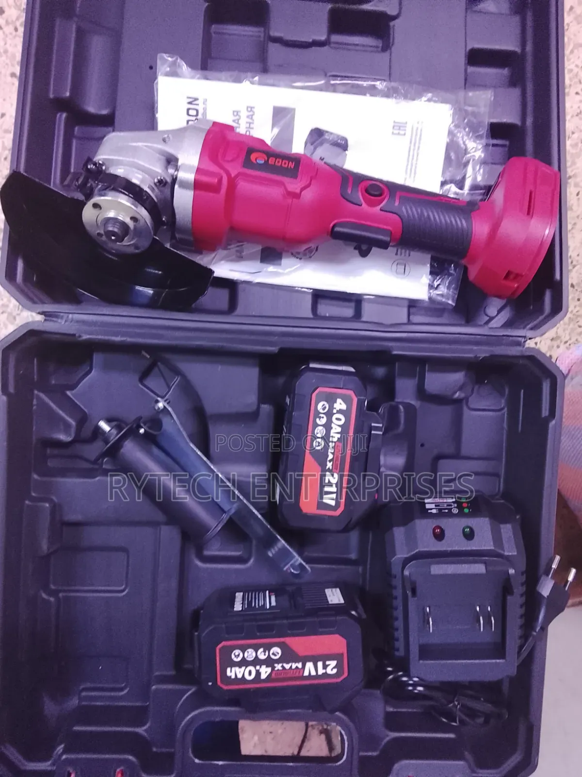 New Edon Rechargeable Angle Grinder (Cordless)