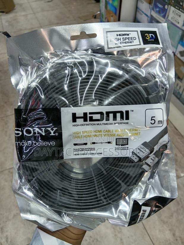 Sony Hdmi High Speed Flat 5m Cable
