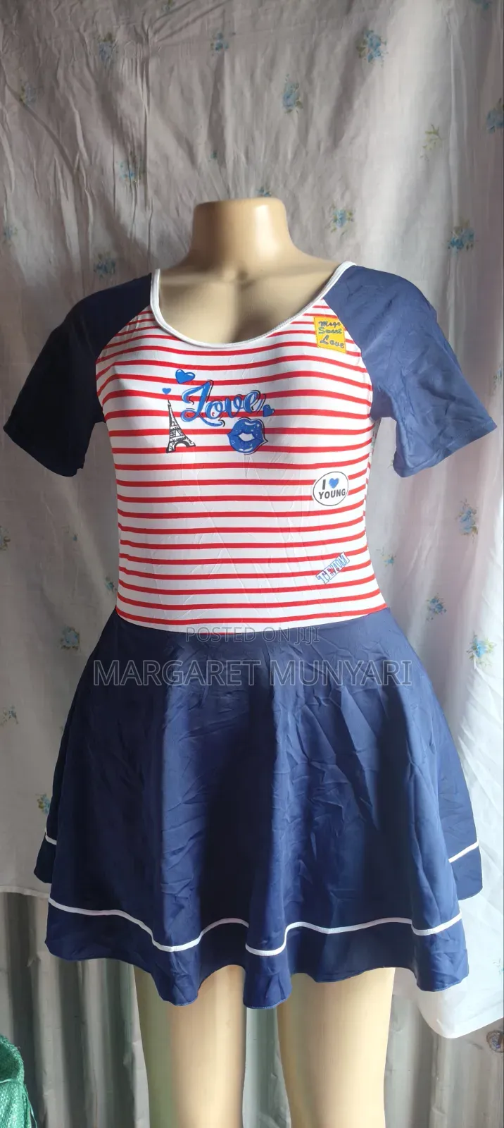 Swimsuit Dress With Padded Bra