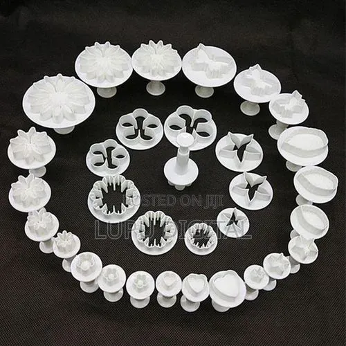 *33pcs Bake Tool Flower Plunger Fondant Mold Cutter