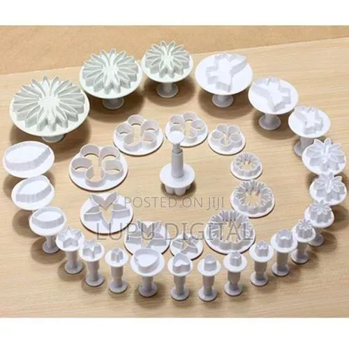 *33pcs Bake Tool Flower Plunger Fondant Mold Cutter