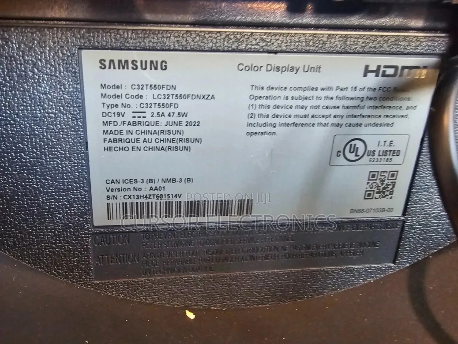 Samsung 32inches Monitor