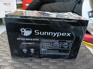 Sunnypex 12v 7ah Deep Cycle Solar Gel Battery