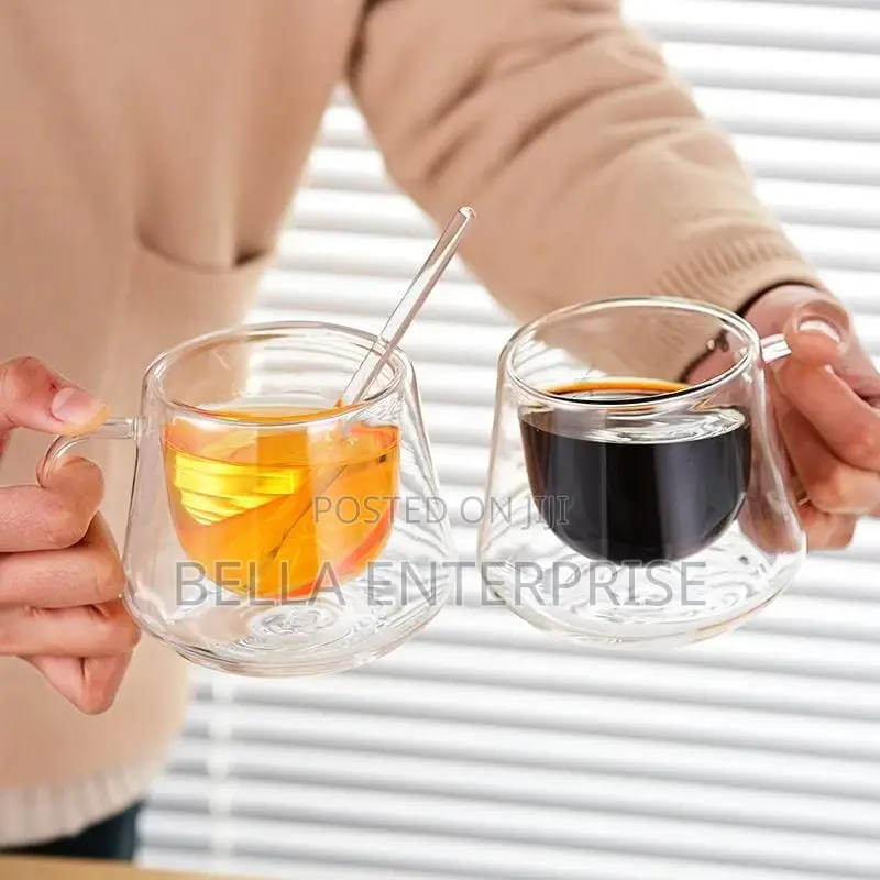 180ml Double Wall Crystal Clear Acrylic Cup