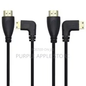Right Angled 90 Degree Micro Hdmi To Hdmi Male Hdtv Cable