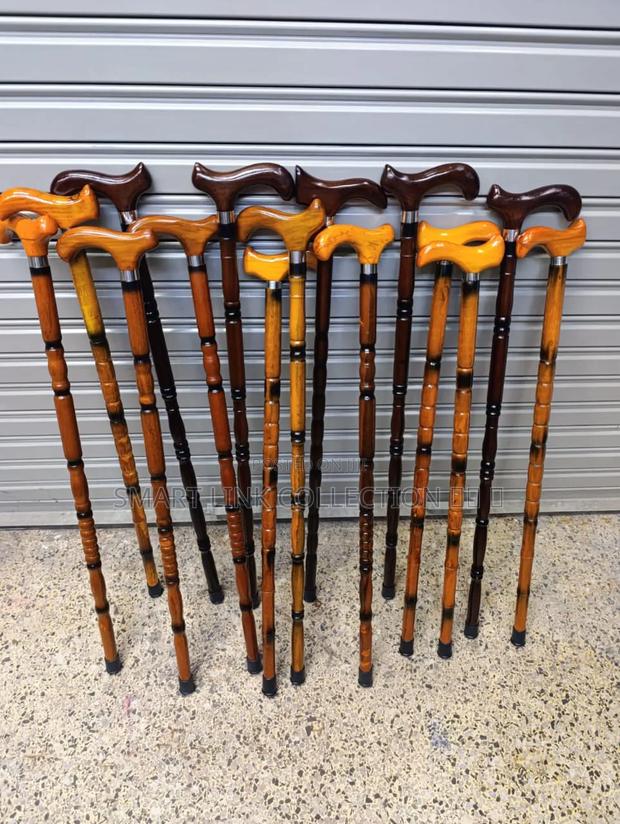 New Mahogany / Metallic Walking Stick