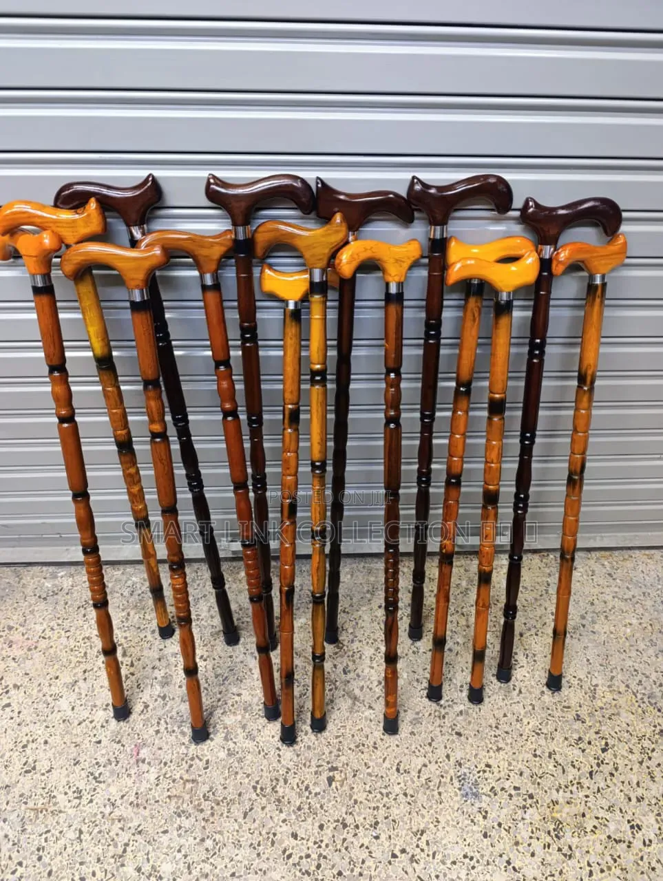 New Mahogany / Metallic Walking Stick