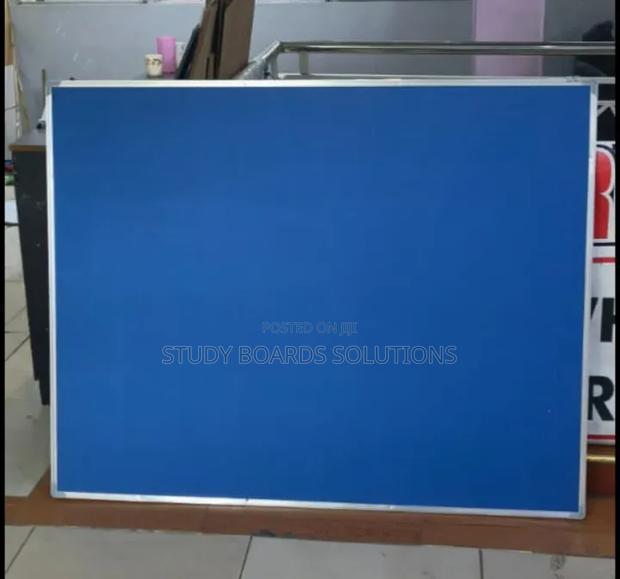 150cmx120cm Sleek Office Pin Board - main view