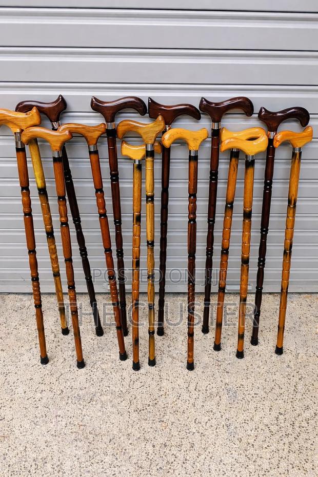 Mahogany Wooden Walking Sticks