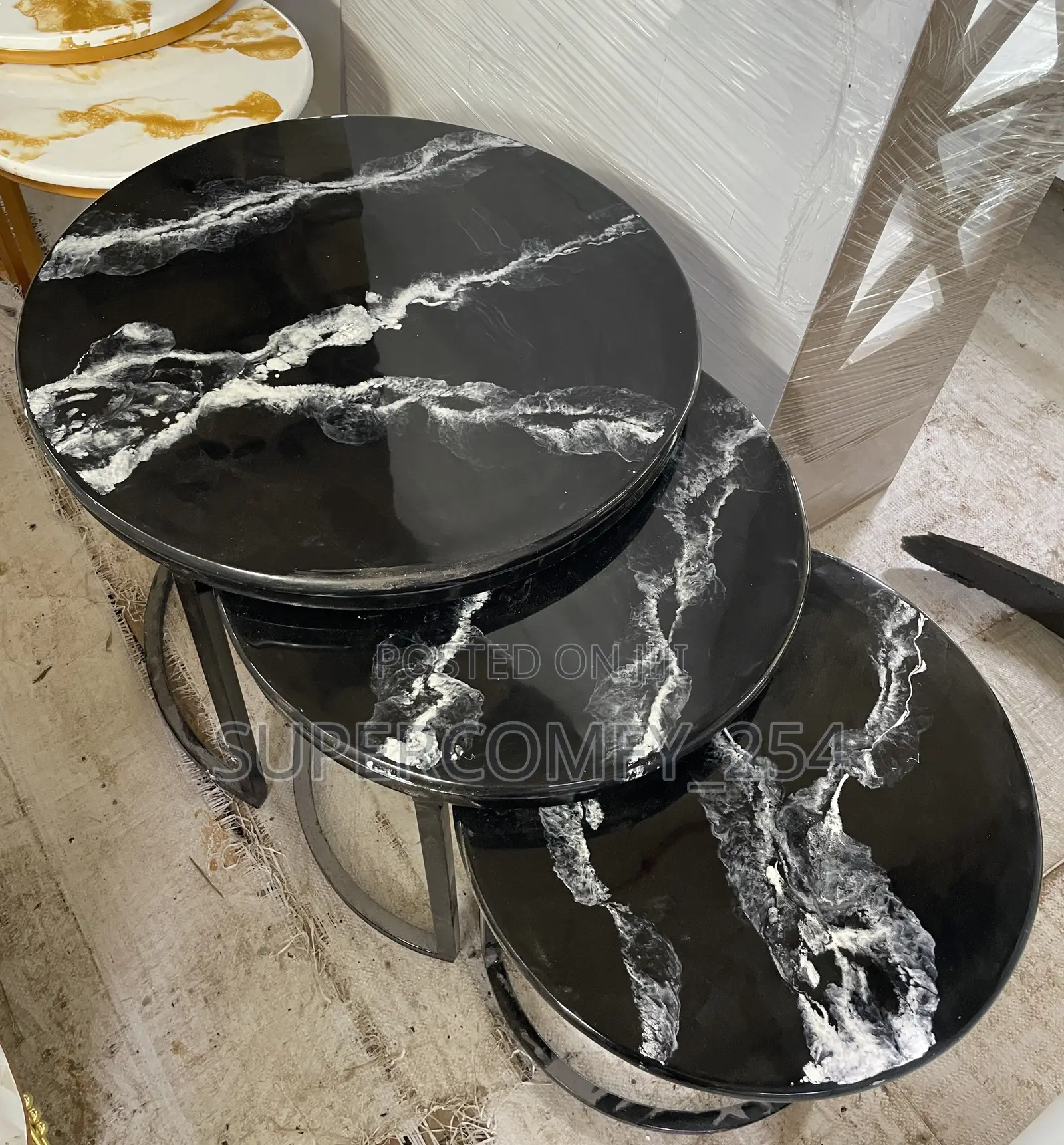 Top Marble Nesting Tables