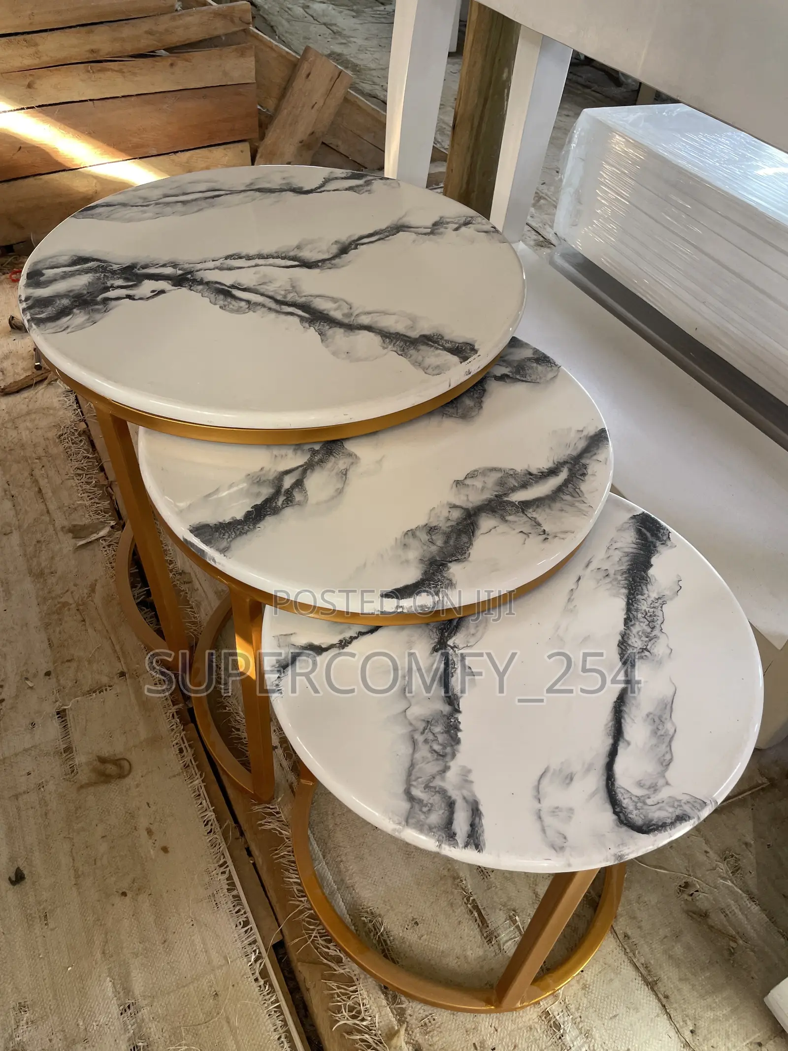Top Marble Nesting Tables