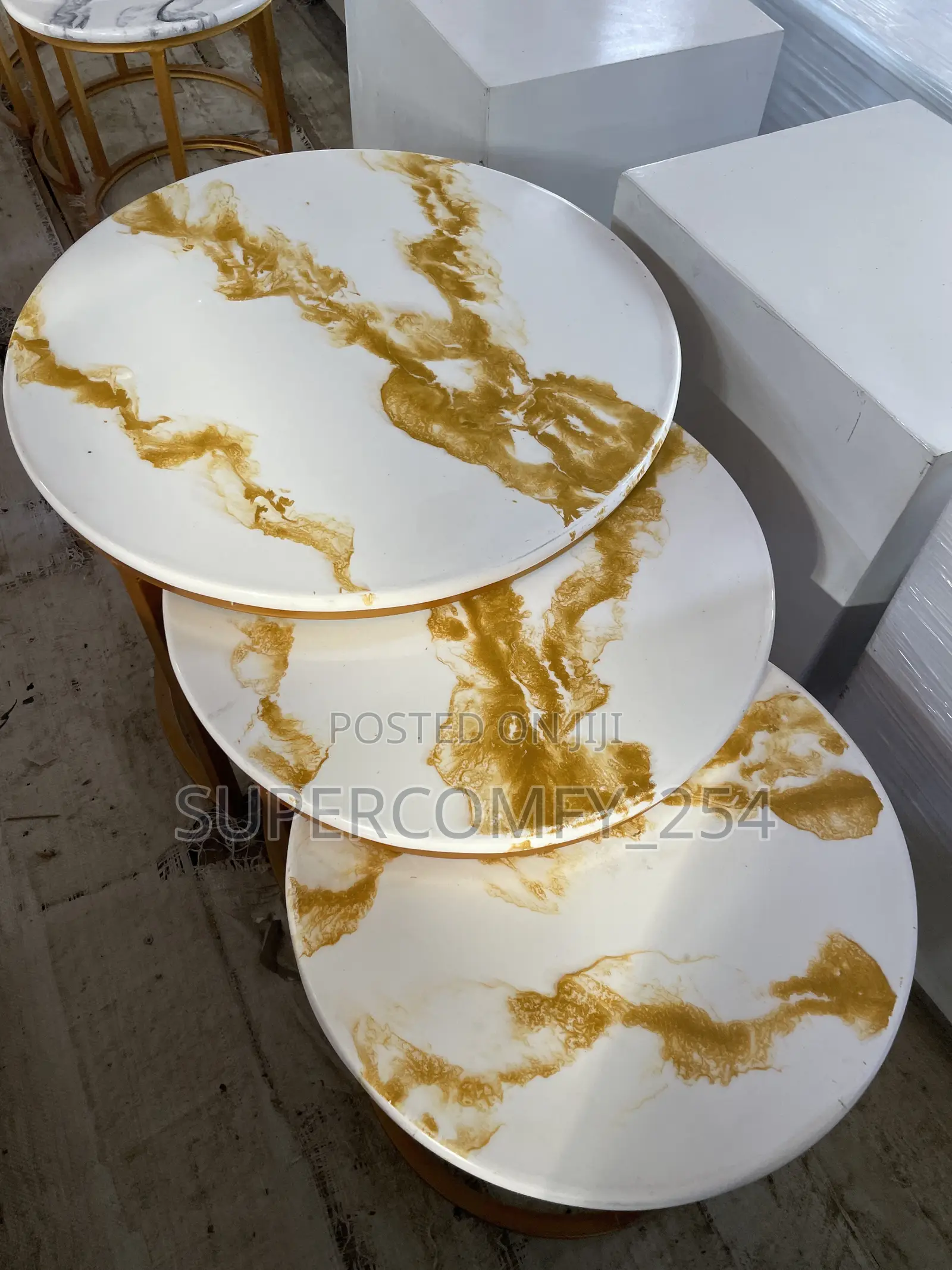 Top Marble Nesting Tables