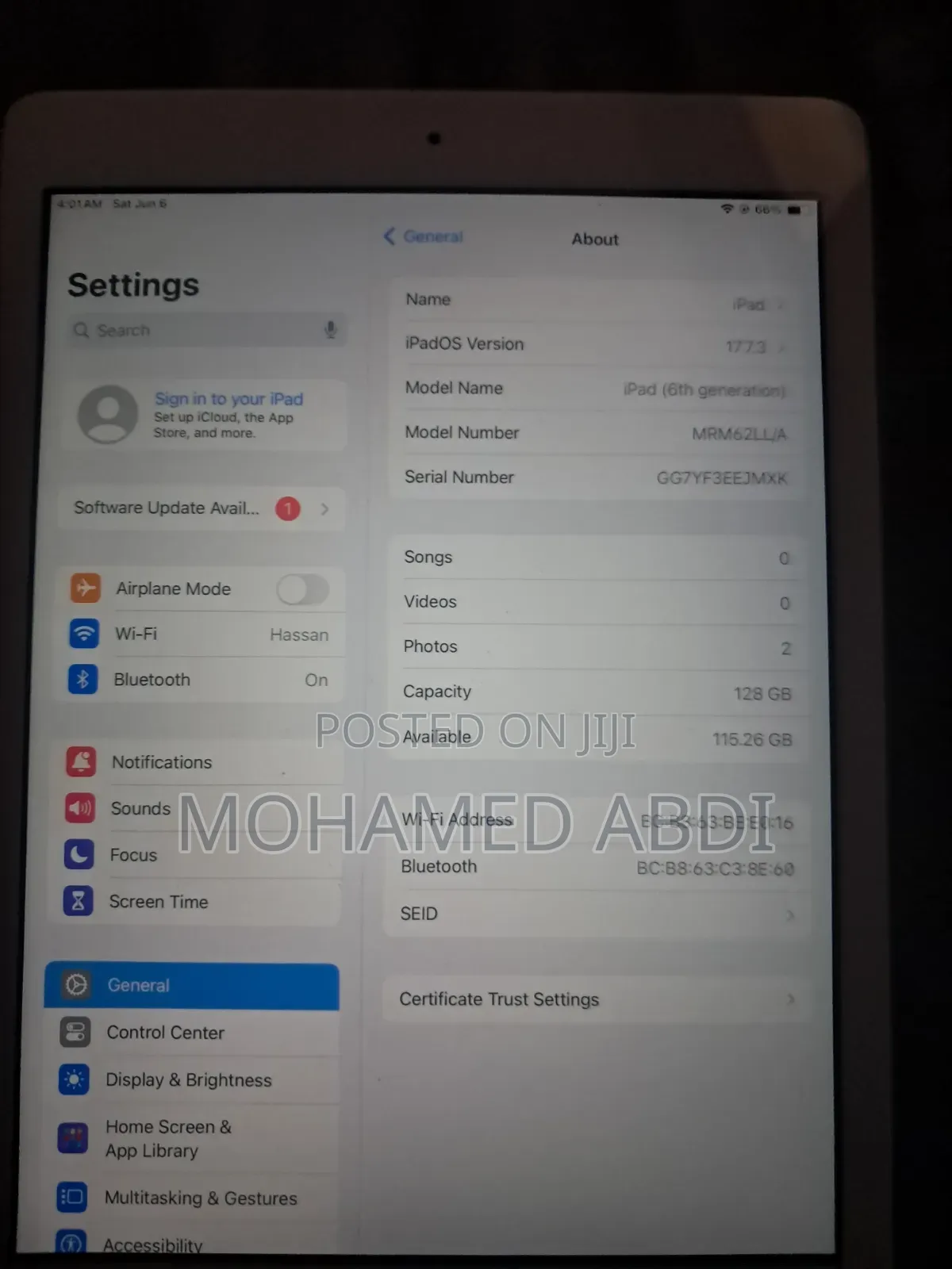 Apple iPad 5 (2022) 128 GB