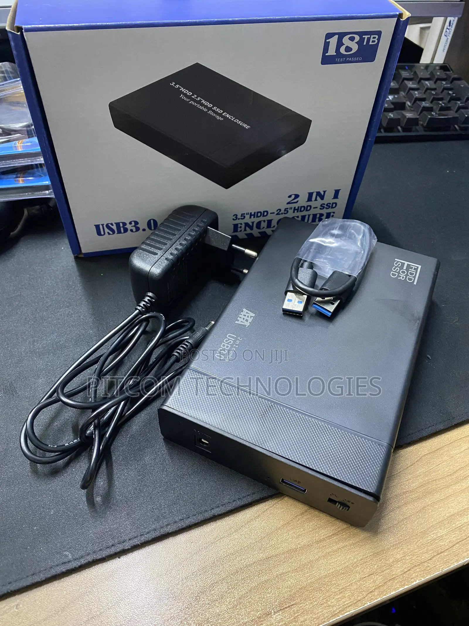 2in1 Enclosure Case SSDD/HDD