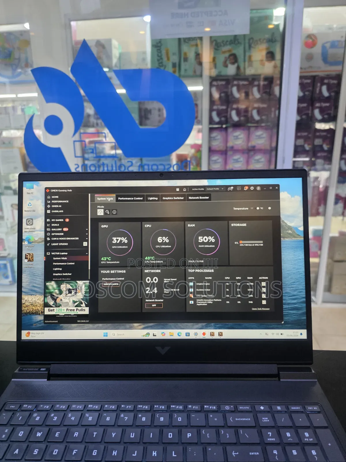 Laptop HP Victus 16 16GB Intel Core i7 SSD 512GB