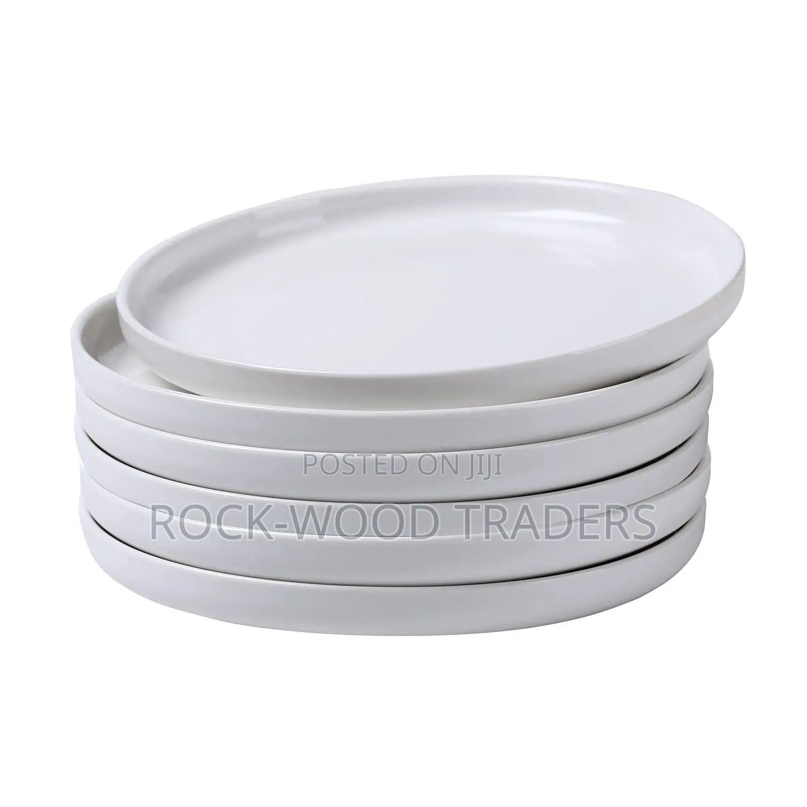 Fb White Plate Set 6pcs
